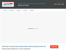 Tablet Screenshot of dach-styl.com.pl